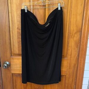 Chico's BlackPencil Midi Skirt